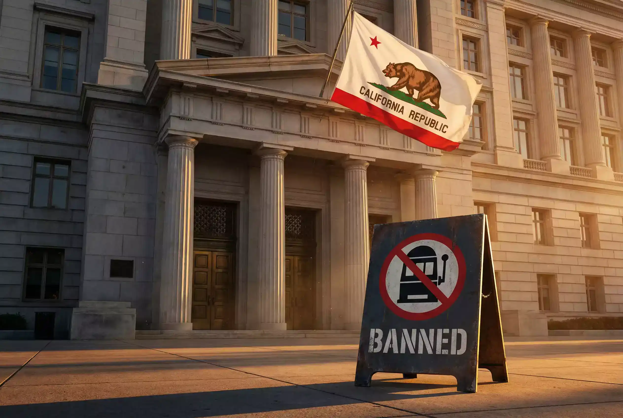 California sweepstakes casino ban AB-831 explained
